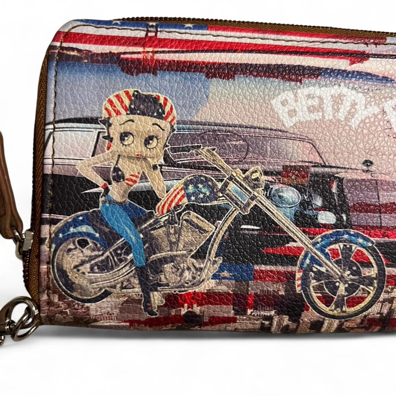 Vintage Betty Boop American Flag Wallet, photo 2 of 5