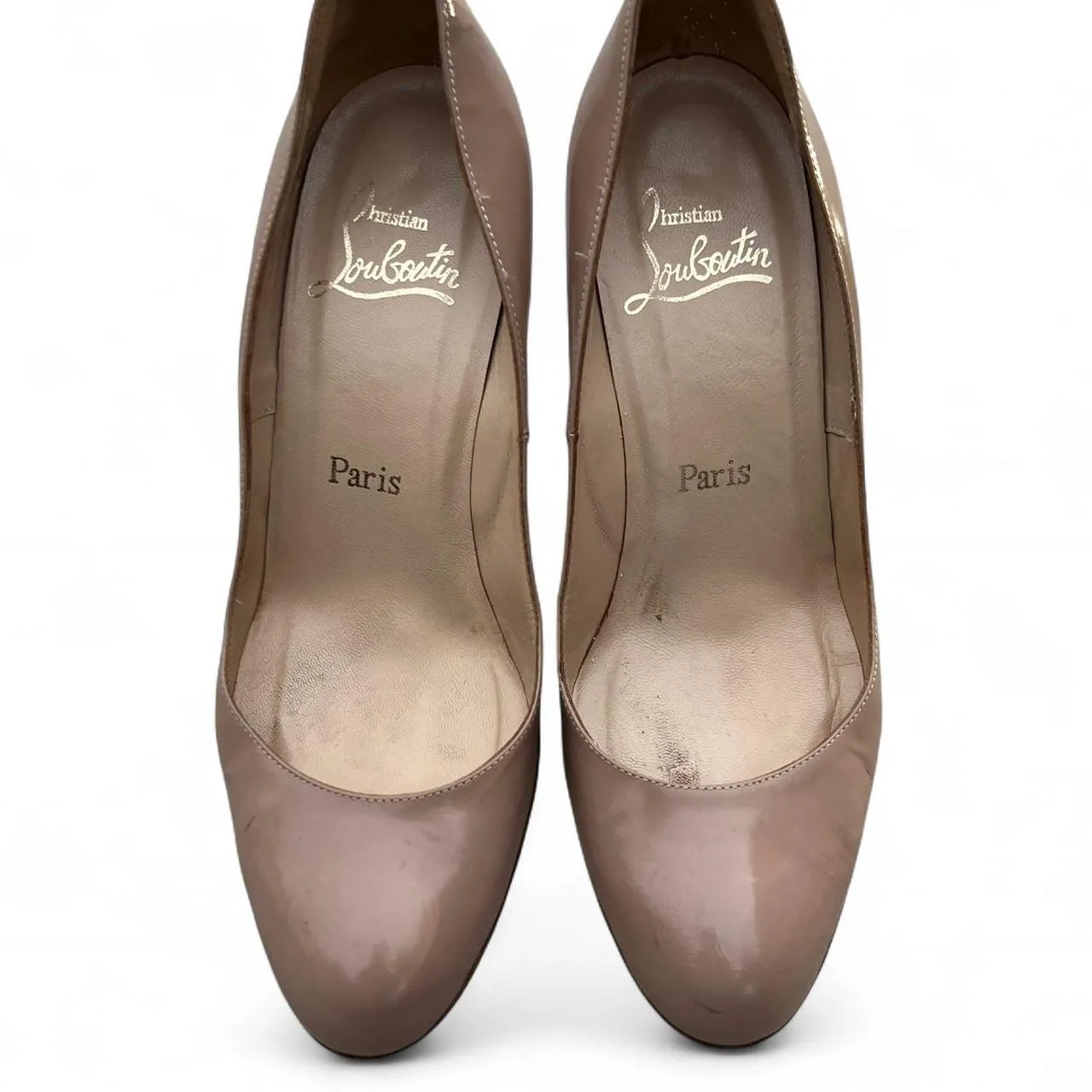Christian Louboutin Simple Nude Patent Leather Pumps, photo 1 of 5