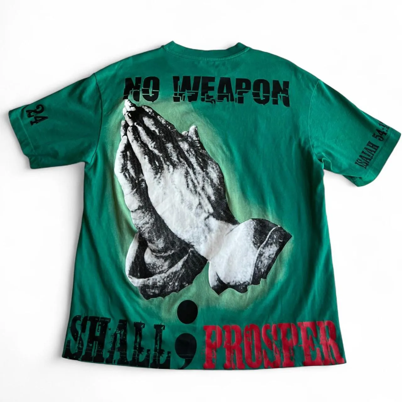 Rare Green “Pain is Temporary” Streetwear Tee, photo 3 of 6