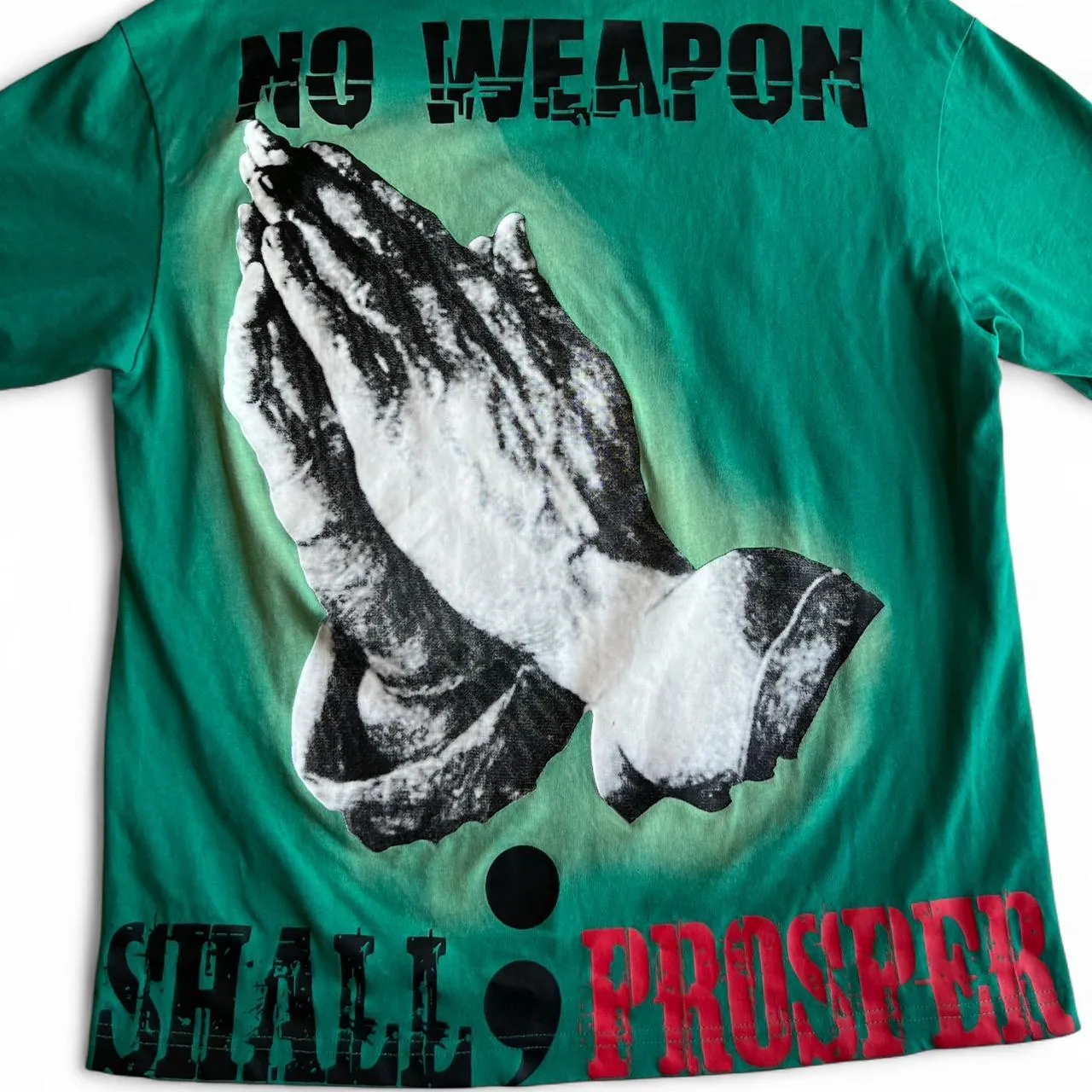 Rare Green “Pain is Temporary” Streetwear Tee, photo 4 of 6
