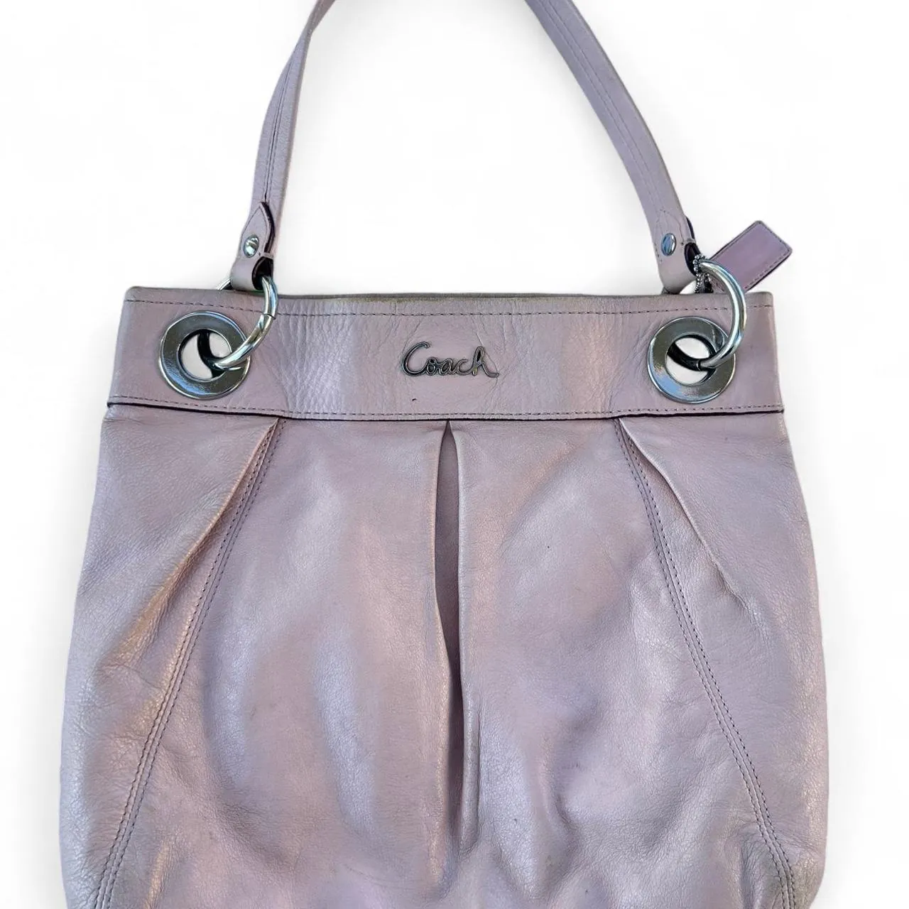 Vintage Coach Ashley Pink Leather Handbag, photo 1 of 5