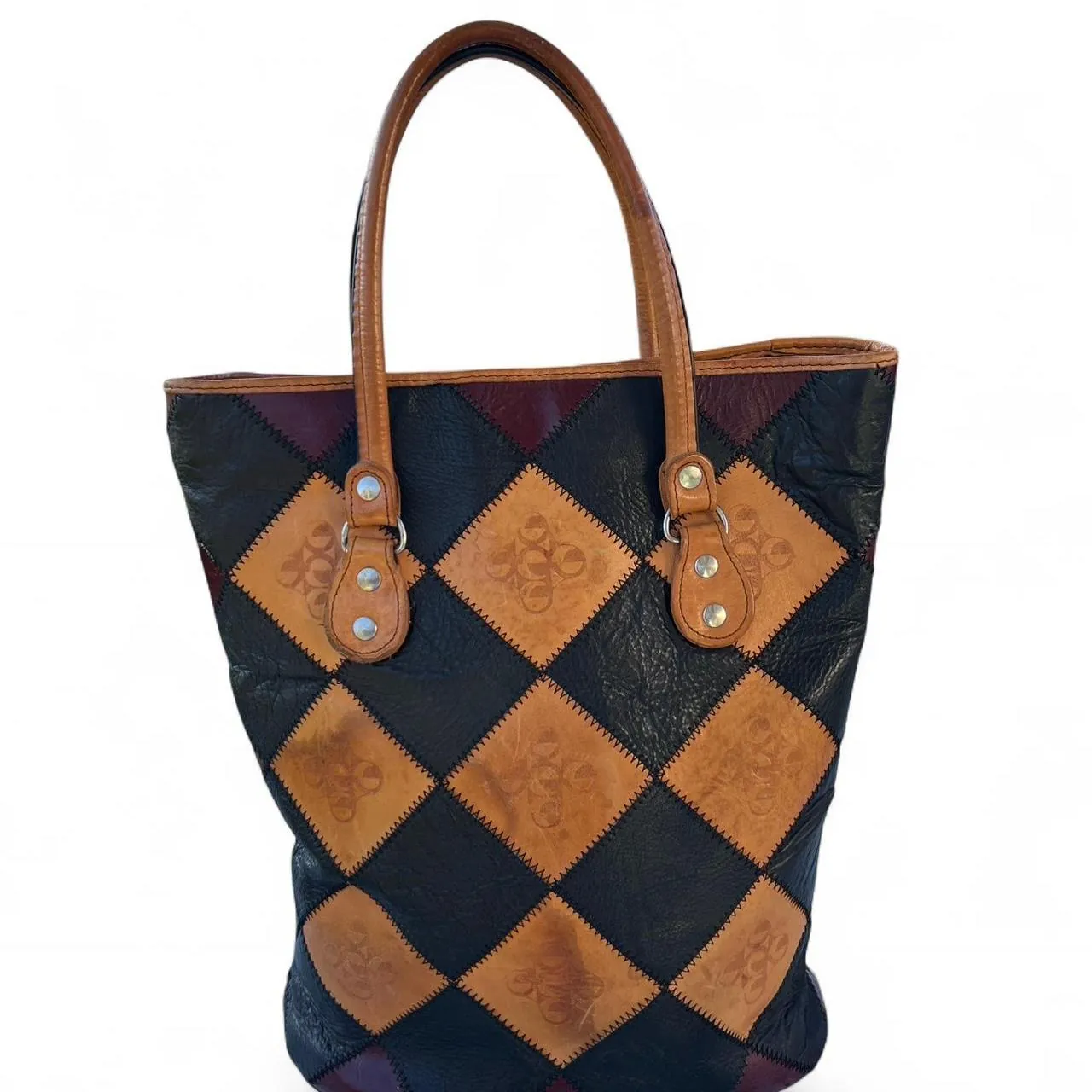 Vintage Czech Republic Kozena Taska 1989 Boho Shoulder Tote Bag, photo 1 of 5