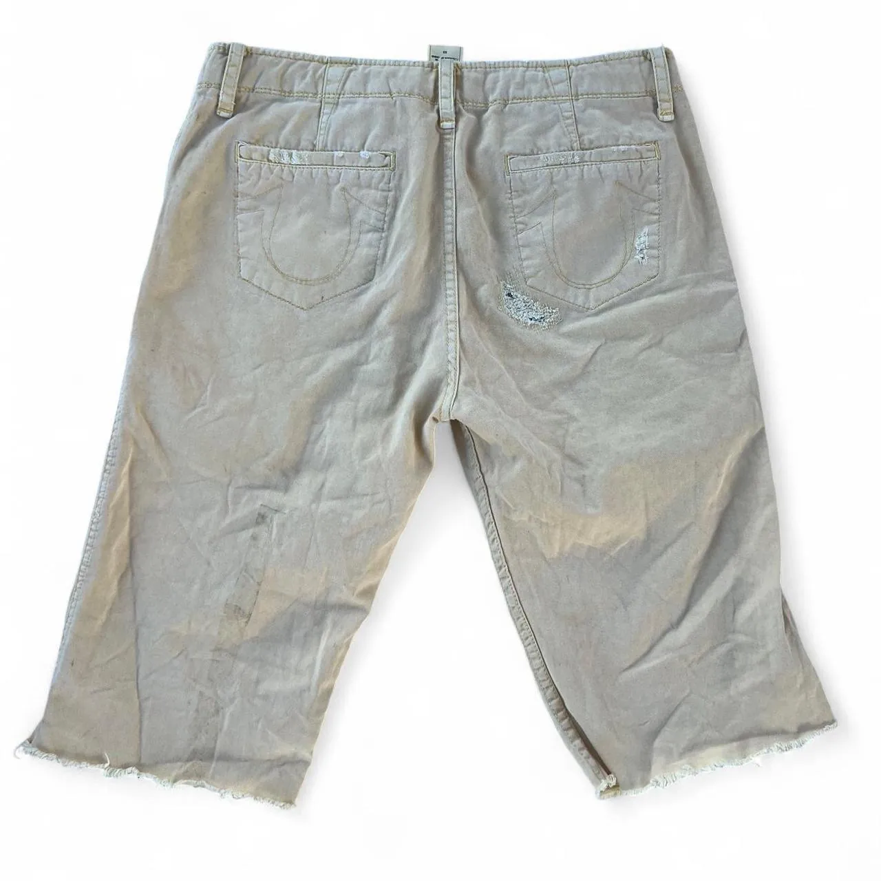 Vintage True Religion Khaki Shorts, photo 3 of 6