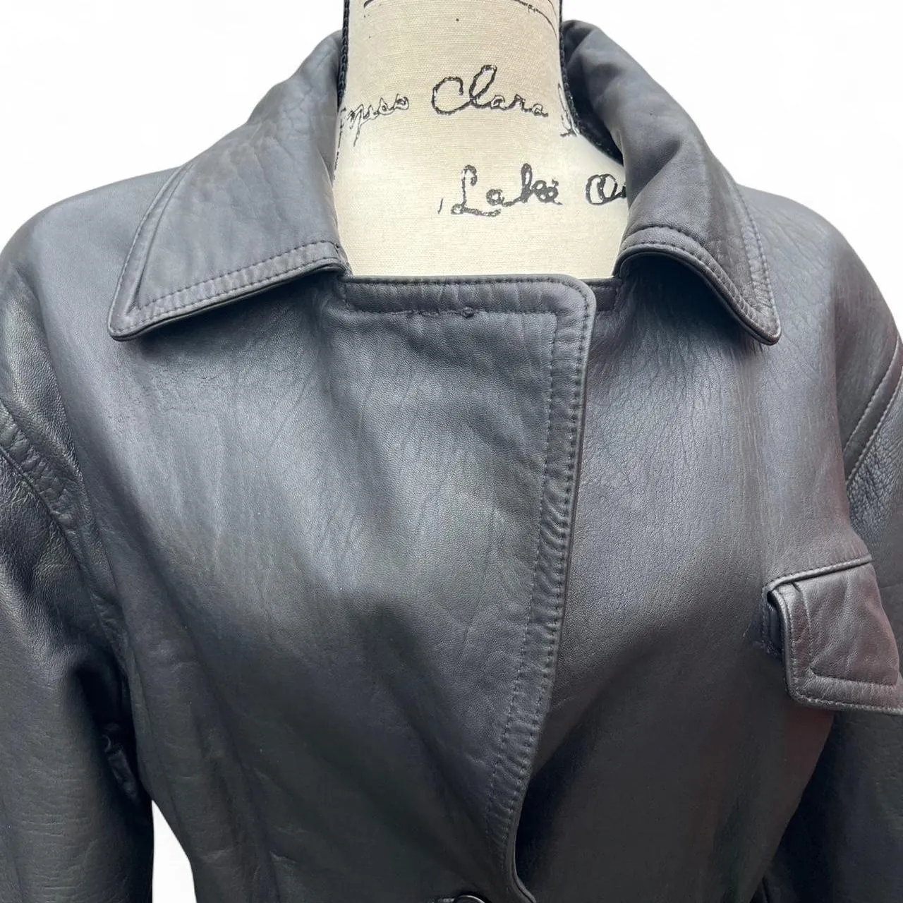 Vintage Siena Studio Black Leather Jacket, photo 4 of 7