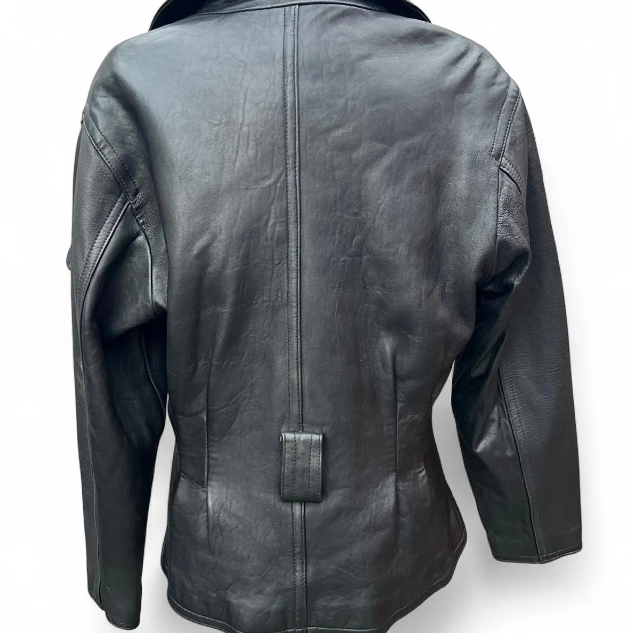 Vintage Siena Studio Black Leather Jacket, photo 5 of 7