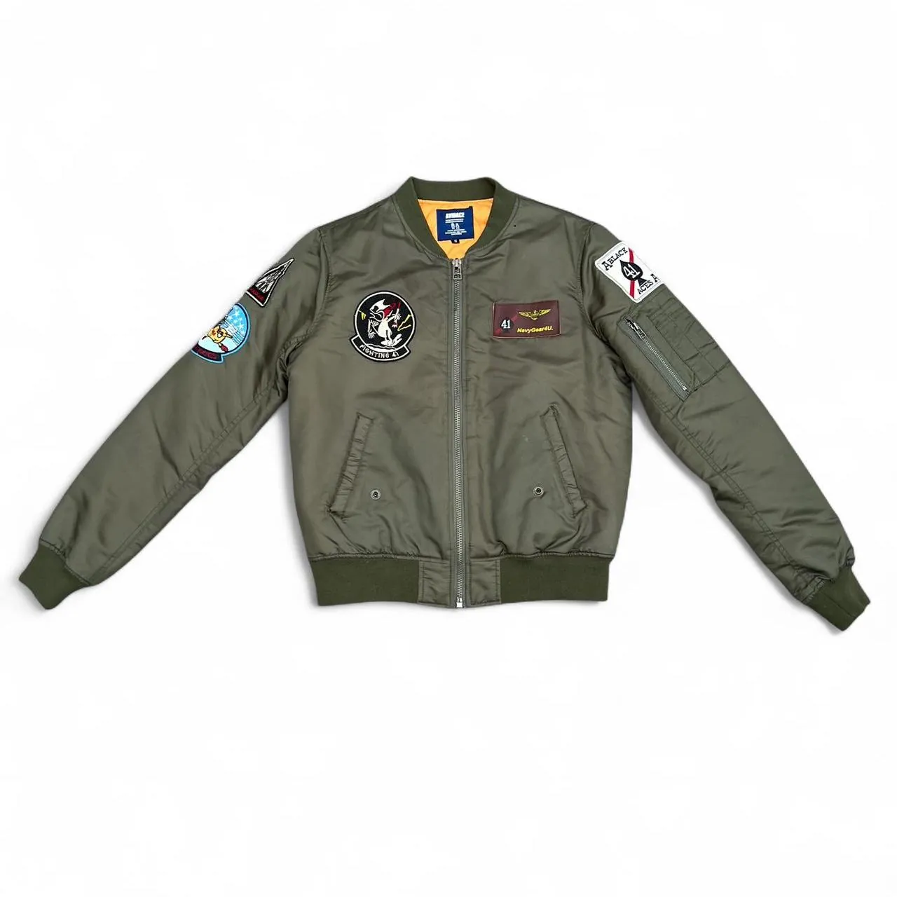 Avidace L-2B Navy Patch Flight Bomber Jacket, photo 2 of 8