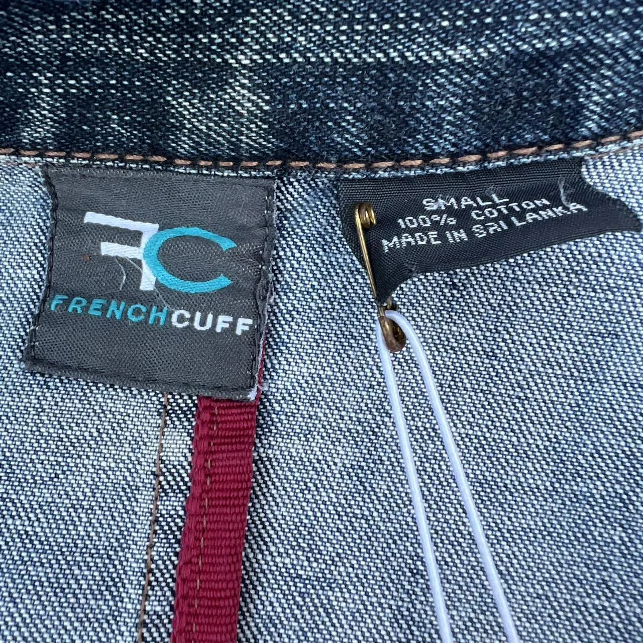 Vintage Y2K French Cuff Hourglass Denim Jacket, photo 4 of 4