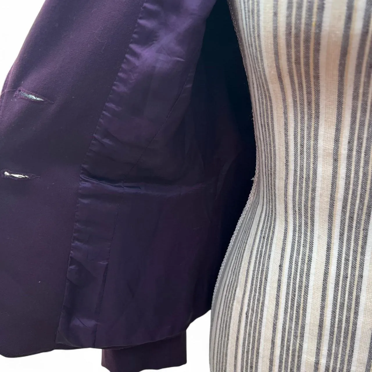 Vintage Vertigo Paris Purple Blazer Jacket, photo 5 of 6
