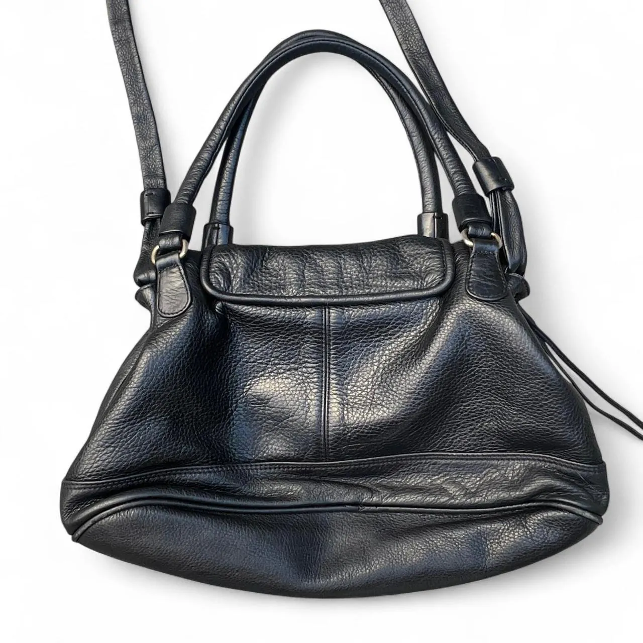 Vintage Chloe Black Leather Shoulder/Crossbody Bag, photo 7 of 8