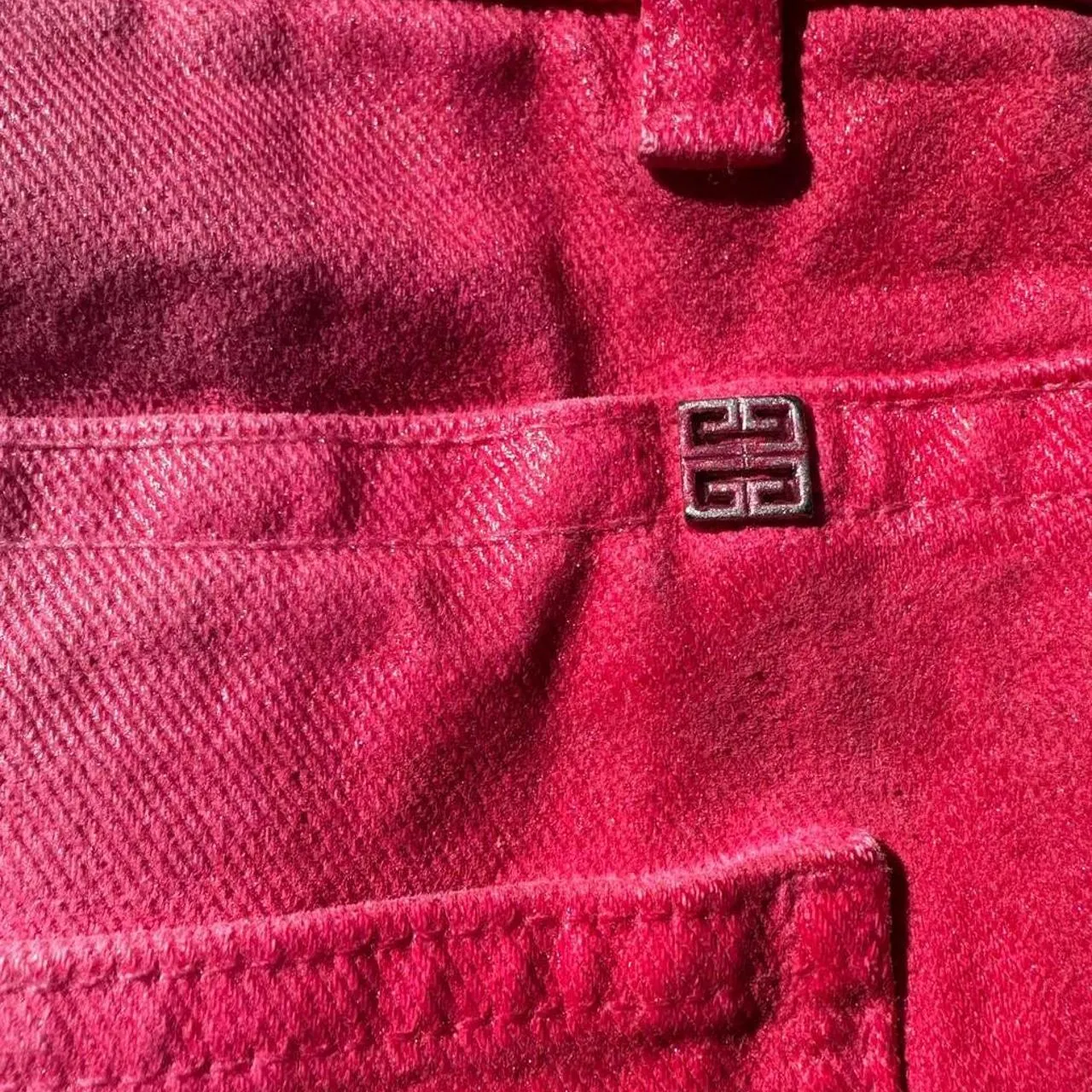 Givenchy Men’s RTW - Straight Fit Trousers in Heavy Crackled Paint on Denim V2, photo 7 of 7