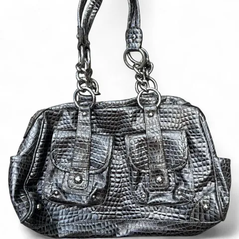 Vintage Kathy Van Zeeland Alligator Shoulder Bag