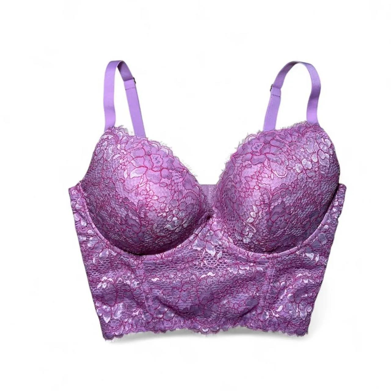 Cosabella Magnolia Purple Lace Bralette, photo 1 of 4