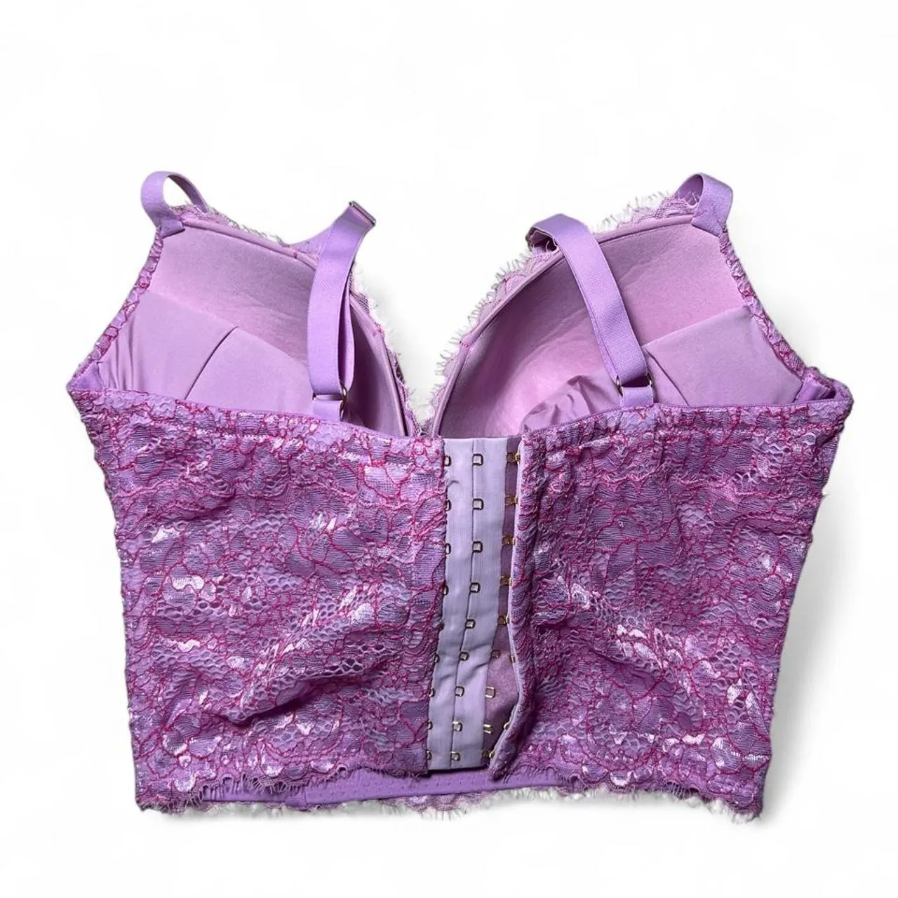 Cosabella Magnolia Purple Lace Bralette, photo 3 of 4