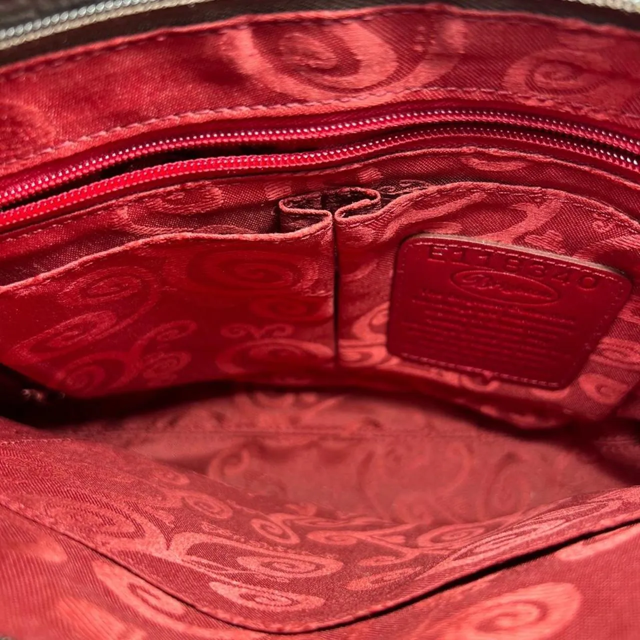 Brighton Leather and Faux Crocodile Embossed Shoulder Bag, photo 4 of 5