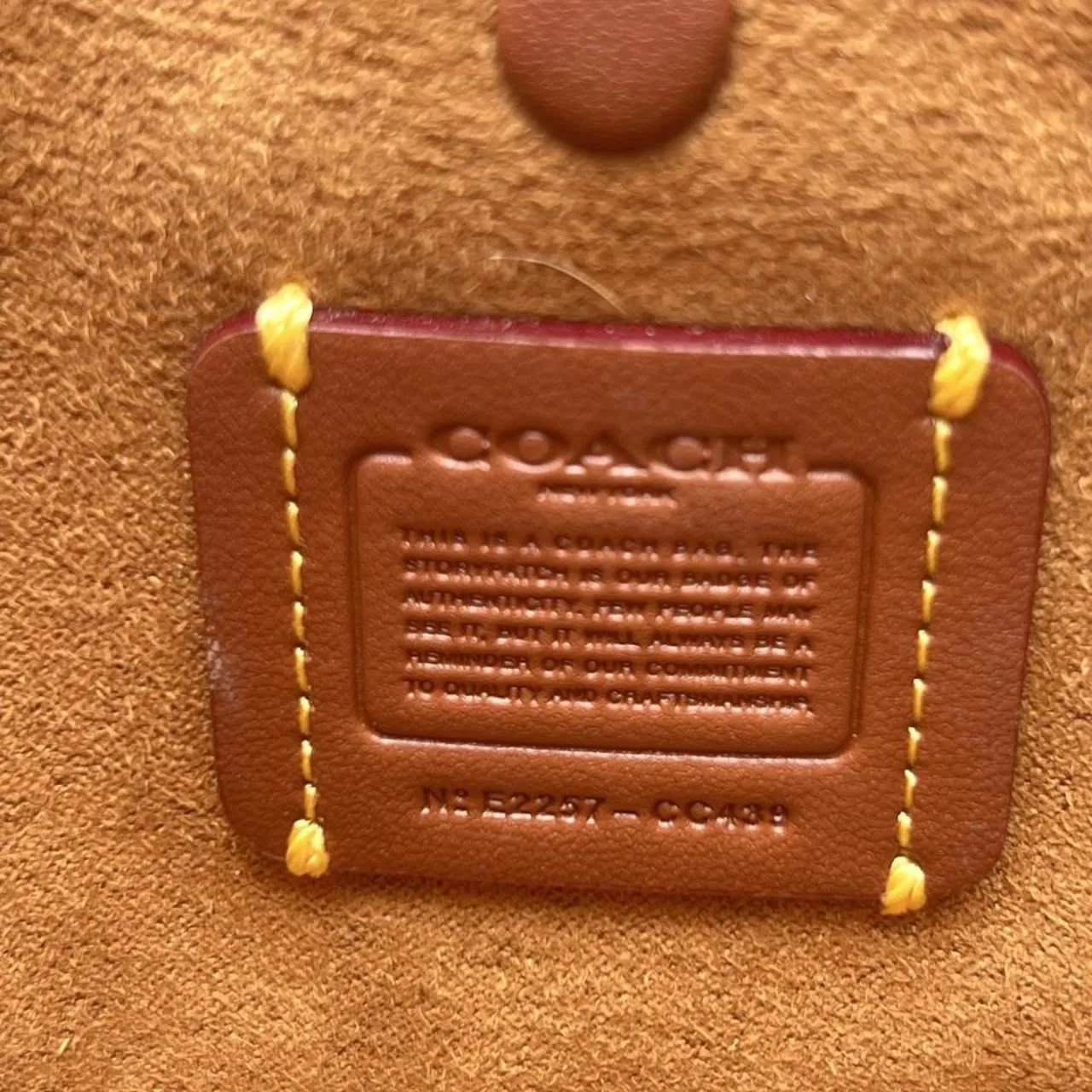 Coach Red Luna Soft Pebble Leather Summer Shoulder Bag, photo 5 of 5