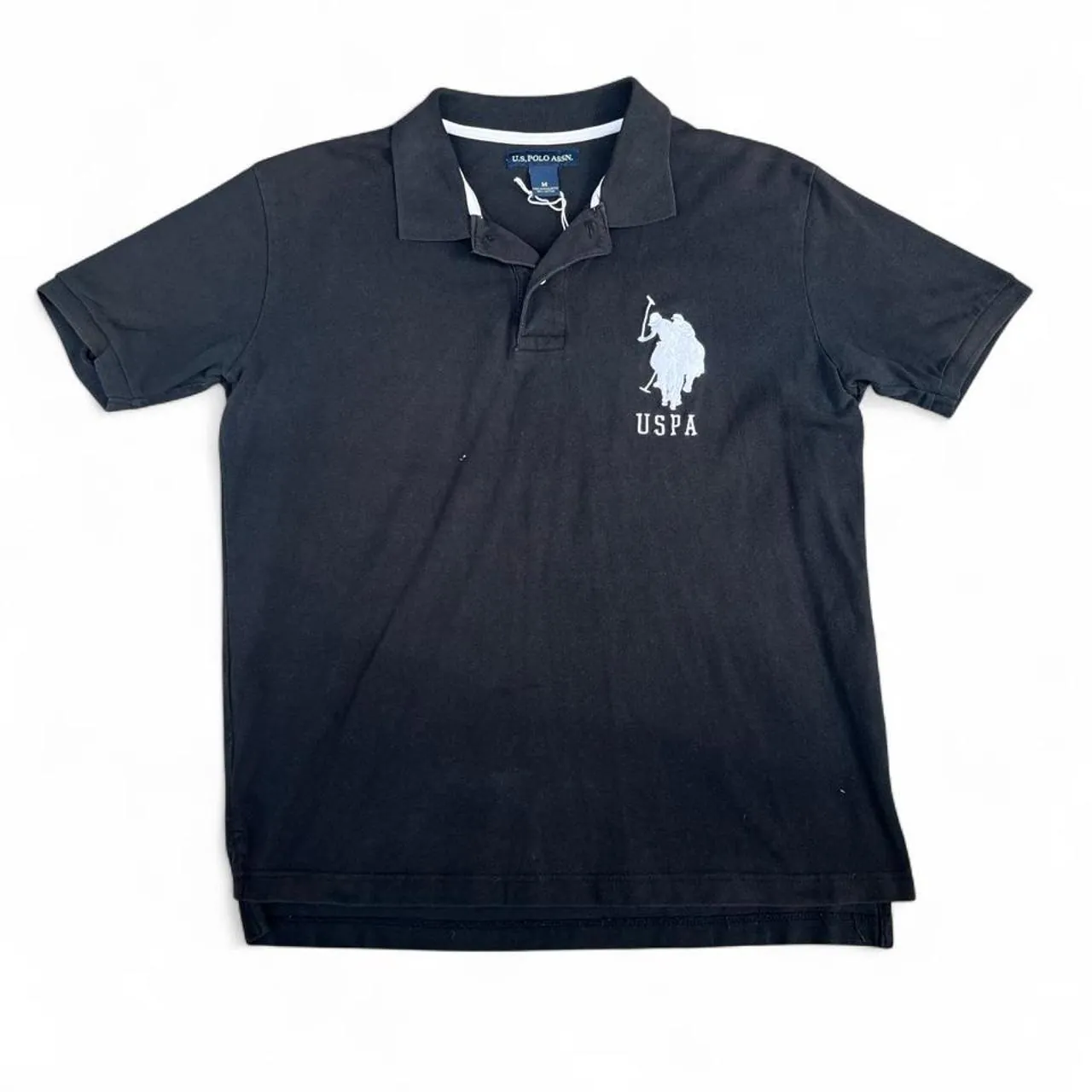 U.S. Polo Assn. Retro Chief Keef Black Polo Shirt, photo 1 of 4