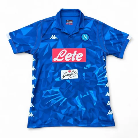 Napoli 2018-19 Kappa Home Kit Football Kombat Shirt