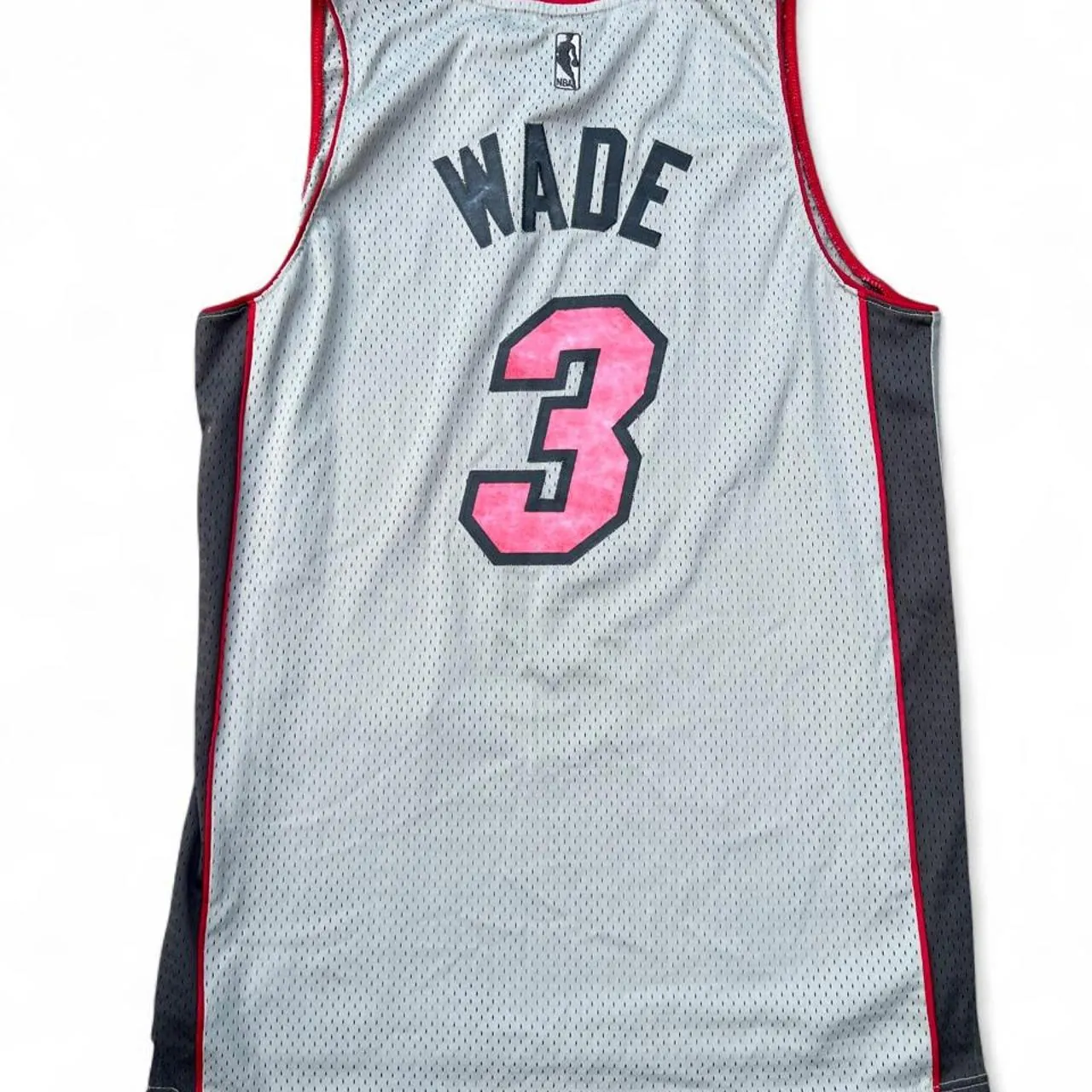 Rare Vintage Adidas Dwayne Wade Miami Heat Swingman Jersey Storm Gray Collection, photo 2 of 5