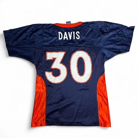 Vintage NFL Denver Broncos Terrell Davis Champion Football Jersey
