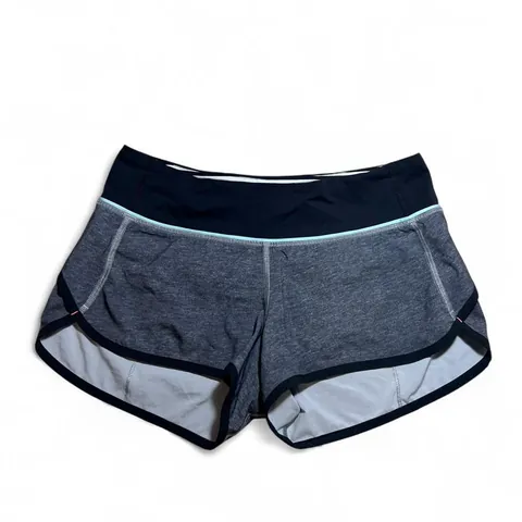 Lululemon Speed Up Shorts with Pink Zipper
