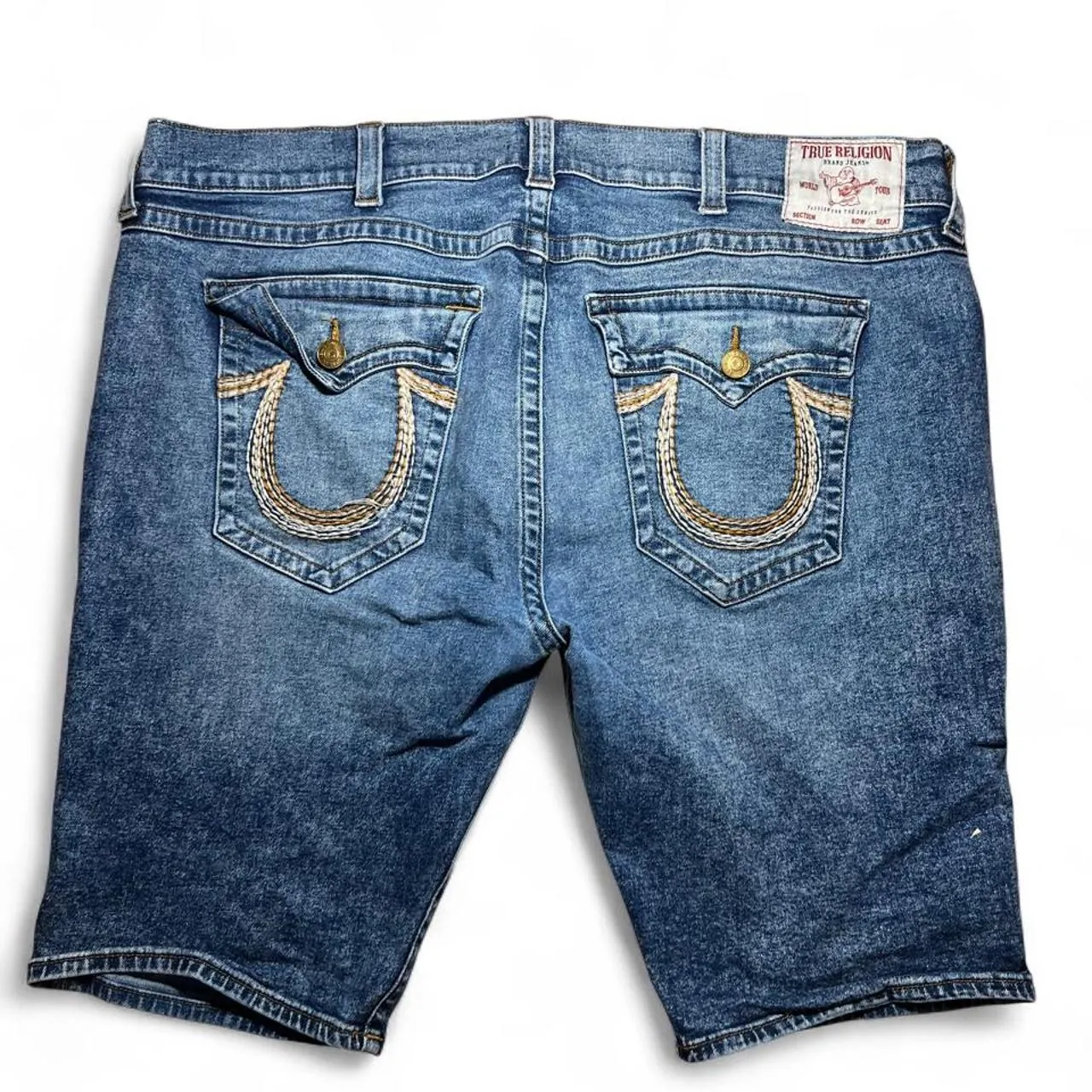 True Religion Rocco Relaxed Skinny Jean Shorts, photo 1 of 4