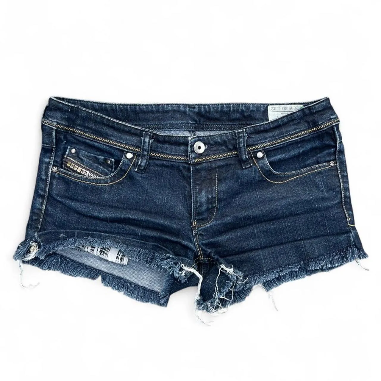 Vintage Y2K Diesel Low Rise Denim Shorts, photo 1 of 4