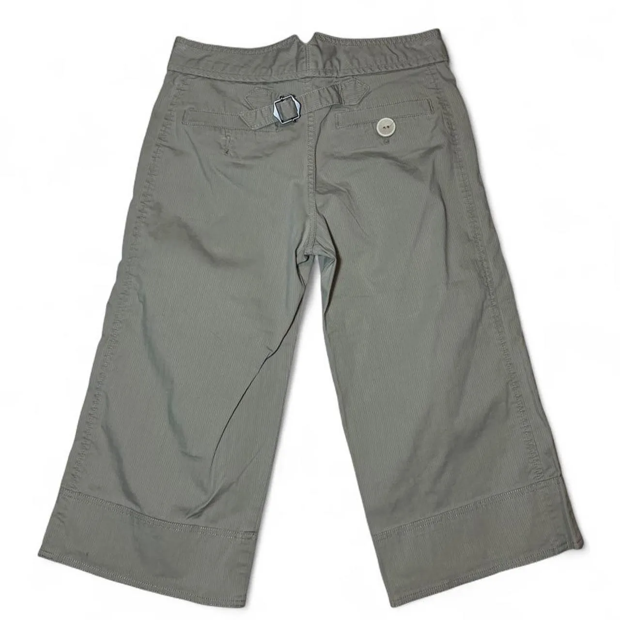 Vintage Marc Jacobs Beige Khaki Wide Leg Cargo Capris, photo 3 of 4