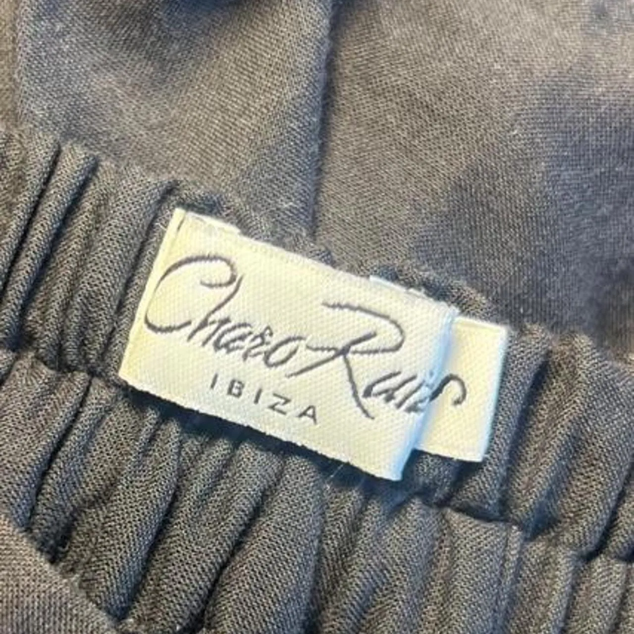 Charo Ruiz Ibiza Black Ruffle Mini Skirt with Beaded Trim, photo 4 of 4