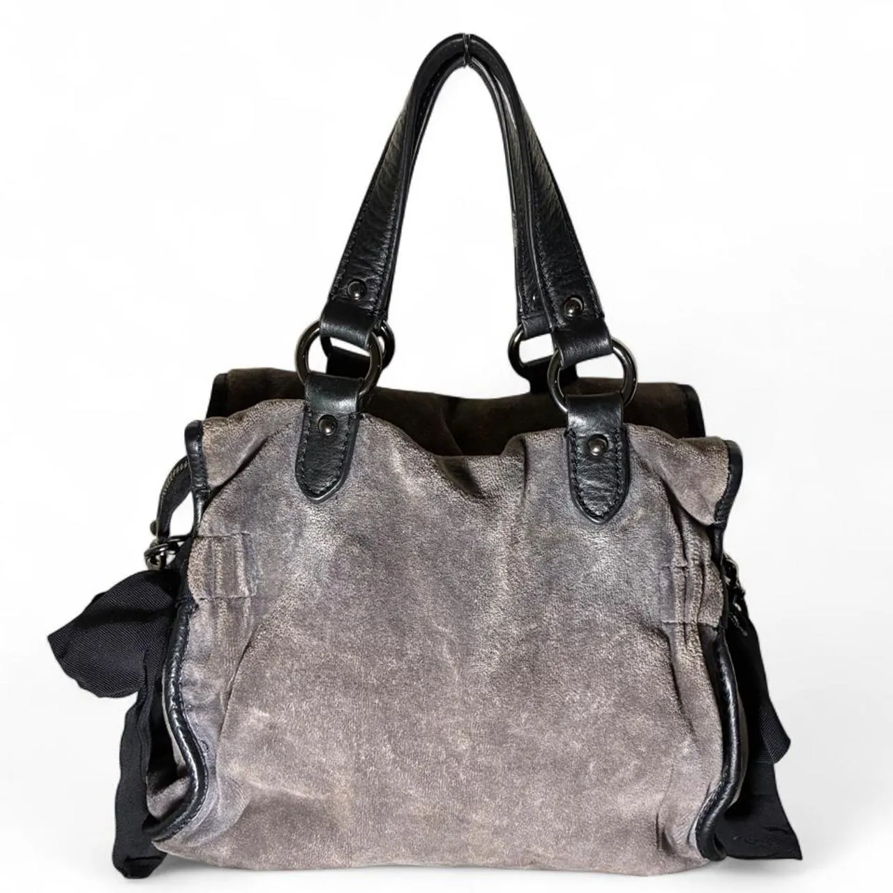 Vintage Y2K Juicy Couture Gray Daydreamer Embroidered Shoulder/Crossbody Bag, photo 4 of 6