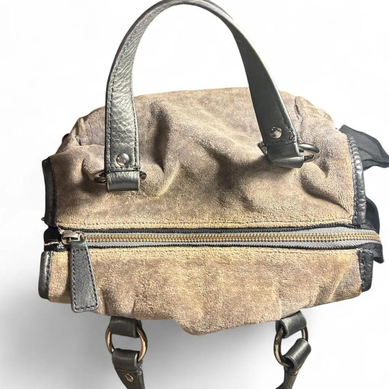 Vintage Y2K Juicy Couture Gray Daydreamer Embroidered Shoulder/Crossbody Bag, photo 5 of 6