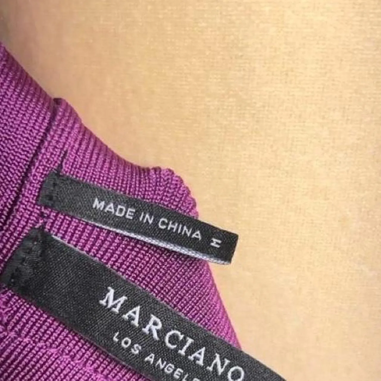 Marciano Marylu Purple Bodycon Bandage Dress, photo 7 of 7
