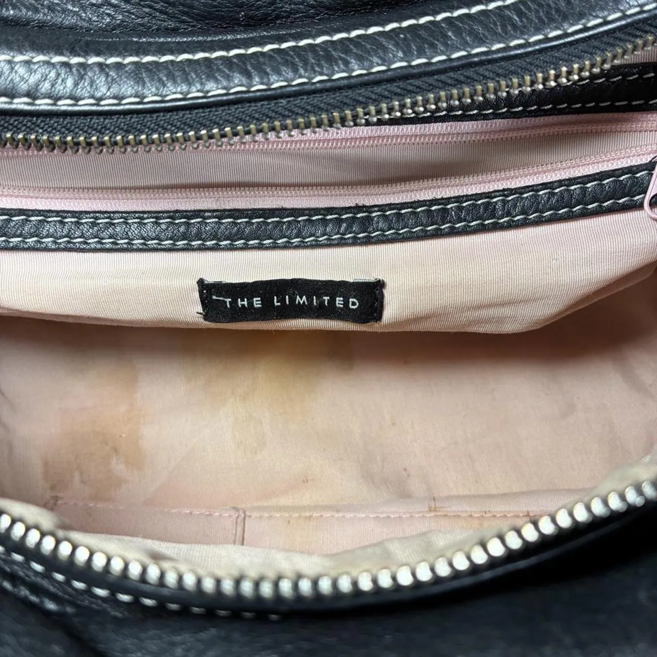 The Limited Black Leather Satchel with Buckles and Silver Hardware, photo 5 of 5
